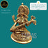 Tamas Brass Saraswati Statue | Free Luxury Gift box