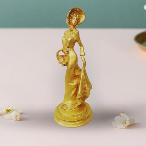 Brass Lady Statue 3.38Kg