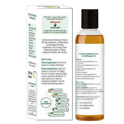 Goodcare Pure Natural Cold Pressed Neem Oil