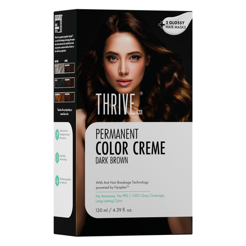 Thriveco Brown Permanent Hair Color Creme