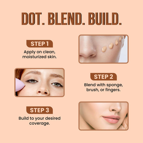 Colors Queen Derma Makeup Cover Foundation | 20 Gram
