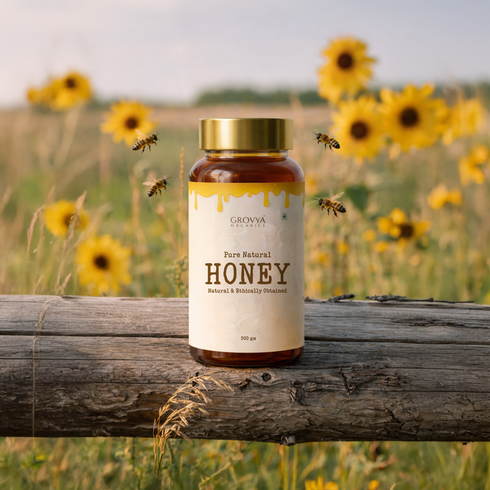 Jeena Sikho Grovya Organics Pure Natural Honey