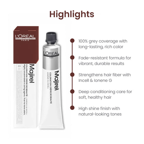 L'Oreal Professionnel Majirel 8.31 Ash Golden Light Blonde Permanent Hair Colour 50ml