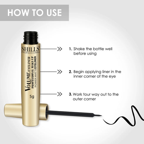 Shills Professional Power Matte Volume Eyeliner