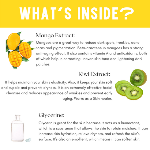 Skin Secrets India Mango Bleach with Mango & Kiwi Extract