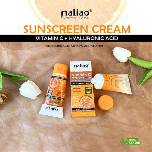 Maliao Vitamin C Sunscreen Cream | SPF 60+ PA+++