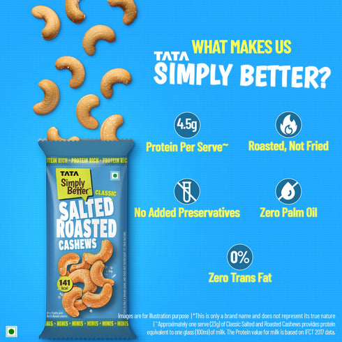 Tata Simply better - Classic Roasted & Salted Cashews