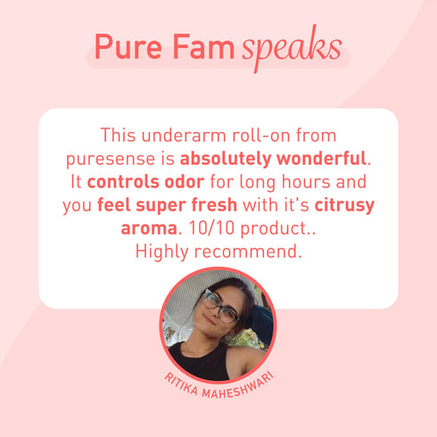 PureSense Joy Grapefruit Whitening Roll-on Deodorant