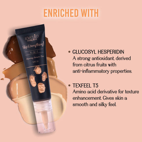 LoveChild Tough Toffee| Skip Everything Blurring Pocket Serum Skin Tint 10ml