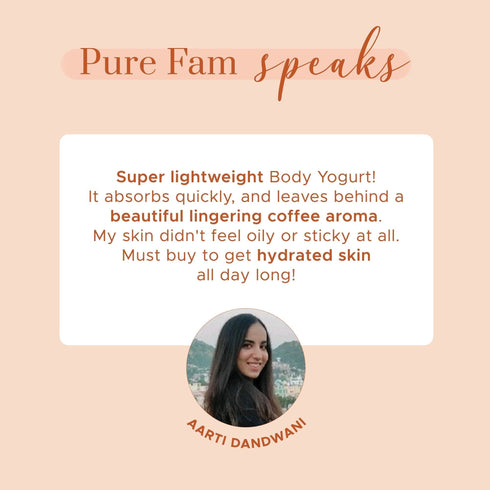 PureSense Coffee Caramel Body Yogurt | From the makers of Parachute Advansed