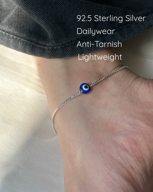 Arkaye Jewels Livia Evil Eye Anklet