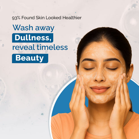 Globus Naturals Retinol Rice Peptide Face Wash