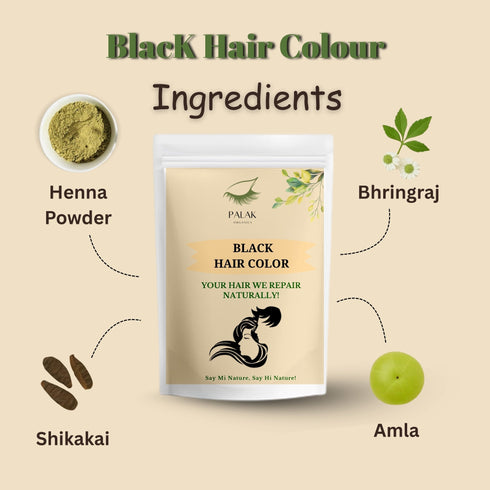 Millet Mania Natural Herbal Hair Color Black