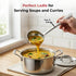 Vinod Stainless Steel Basting Serving Ladle Serving Spoon Karchi Set of 2 32 cm Highest Grade Stainless Steel Rust Free Dishwasher Safe No 5