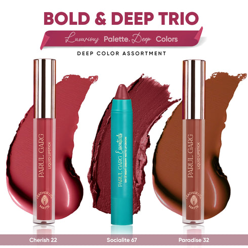 Parul Garg Beauty Bold & Deep Trio Lip Pack
