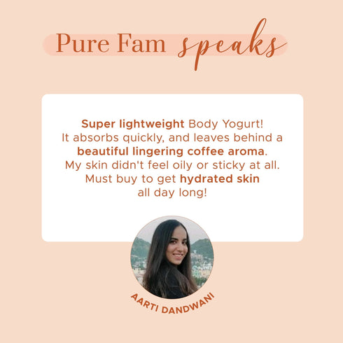 PureSense Coffee Caramel Body Yogurt | From the makers of Parachute Advansed