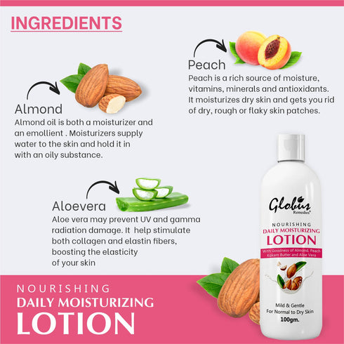 Globus Remedies Daily Moisturising Body Lotion