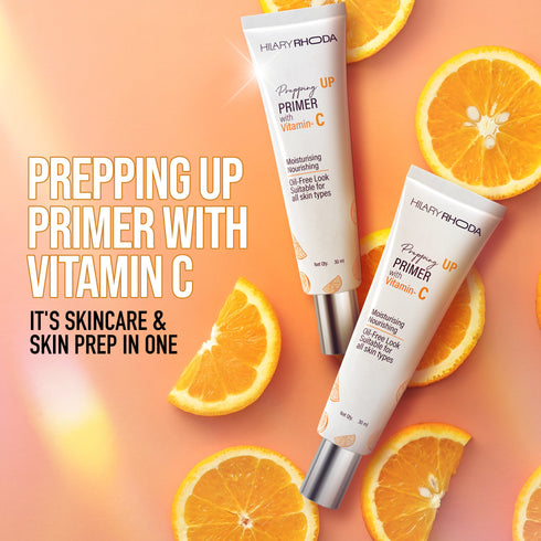 Hilary Rhoda Prepping UP PRIMER with Vitamin C