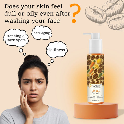 Karrot Coffee Gel Face Wash