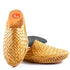 Vhaanfootwear Handmade Pure Leather Ethnic Design Slip On Hand Stitched Net Design For Men