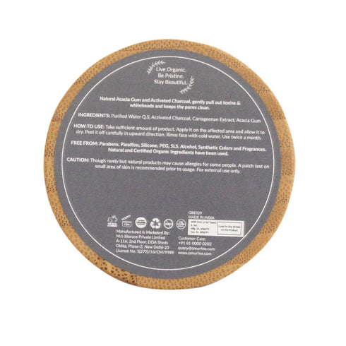 Omorfee India Charcoal-Acacia Whitehead Peel Mask