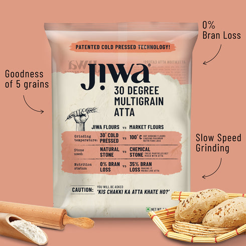 Jiwa 30 Degree Multigrain Atta