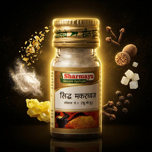 Sharmayu Ayurveda Siddha Makardhwaj Special No 1 S M Y 25 Tab Pack Of 2