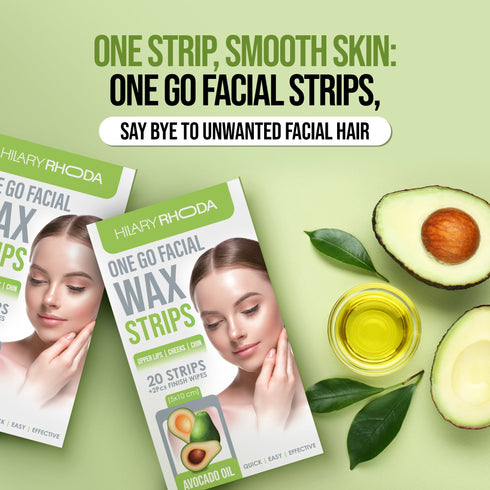 Hilary Rhoda One Go Facial Wax Strips