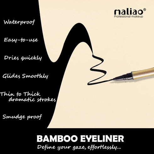 Maliao Bamboo Jet Black Liquid Eyeliner