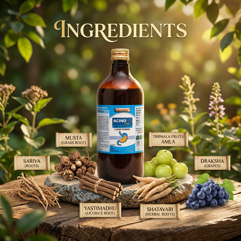 Sharmayu Ayurveda Acino Syrup 450ml