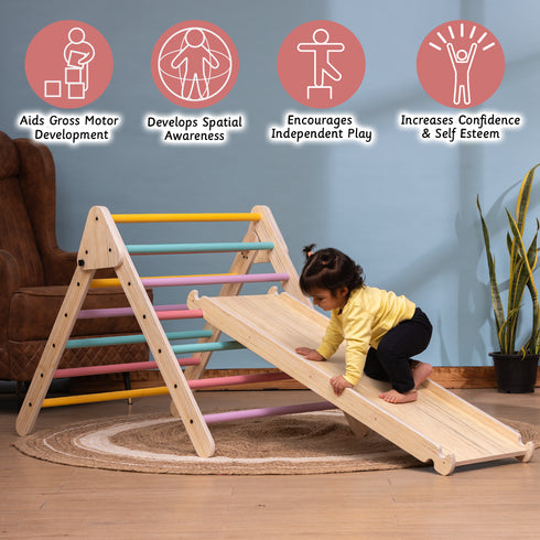 Ariro Toys Pikler Triangle - Semi colored