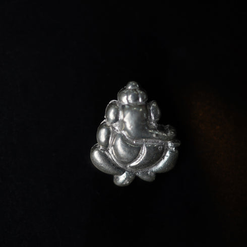 Pure Silver Ganesh Locket 3g 1 Pcs