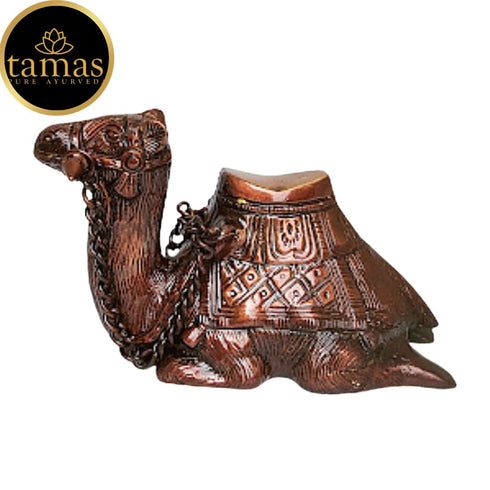 Tamas Brass MohanJodero Elegant Brown Finish Sitting Camel Sculpture (Brown)