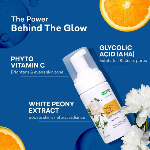 OZiva Inner Glo Skin Brightening Face Wash