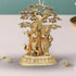 Brass Tree Radha Krishna With Cow Statue 7.015Kg