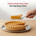 Vinod Stainless Steel Cake Desserts Server Set of 2 Highest Grade Stainless Steel Mirror Finish Rust Free Dishwasher Safe