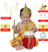 Raj Fancy Baby Krishna Brocade Fabric Janmashtami Mythological Character Costume | Yellow