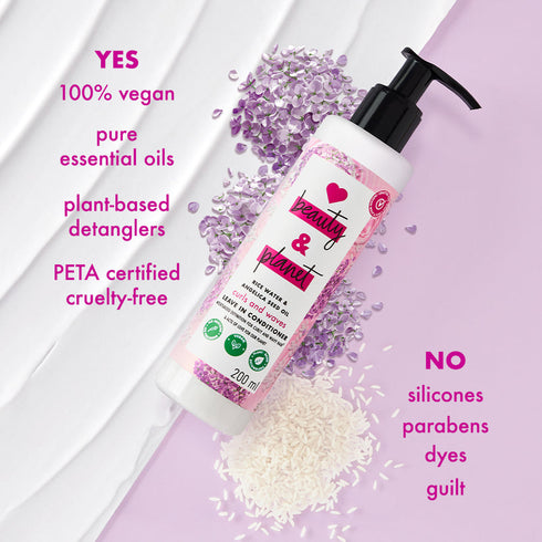 Love Beauty And Planet Rice Water and Angelica Seed Oil Silicone Free Leave-In Conditioner