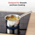 Vinod Claro Heavy Gauge Stainless Steel Sauce Pan Plain 1.5 mm Capacity 1600 ml