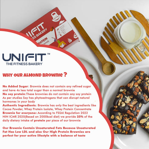 UNIFIT Whey Protein Almond Brownie