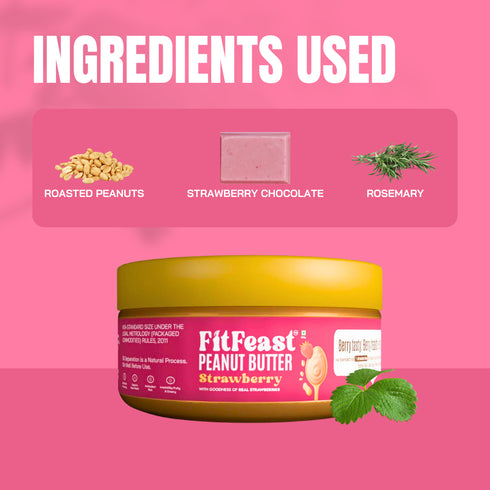 Fitfeast Strawberry Peanut Butter 150g