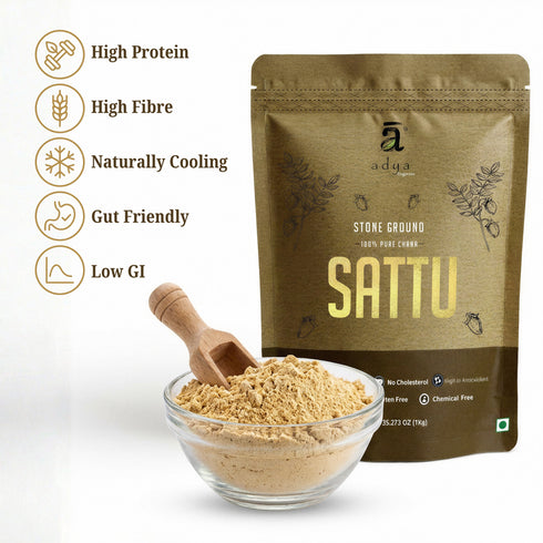 Adya Organic Chana Sattu Powder