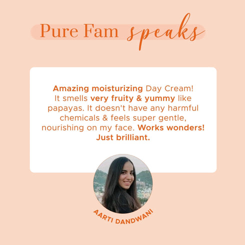 PureSense Natural Papaya Day Cream | From the makers of Parachute Advansed