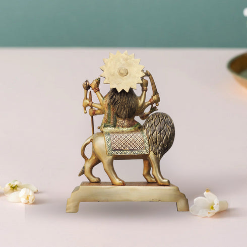 Brass Durga Ji Goddess Idol Statue 5.4Kg