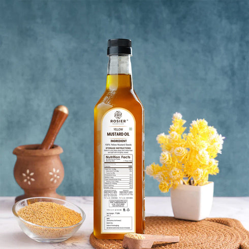 ROSIER Stone Pressed Yellow Mustard Oil
