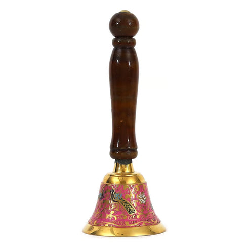 Brass Pooja Hand Bell, Ghanti - 2.2*2.2*6.2 inch