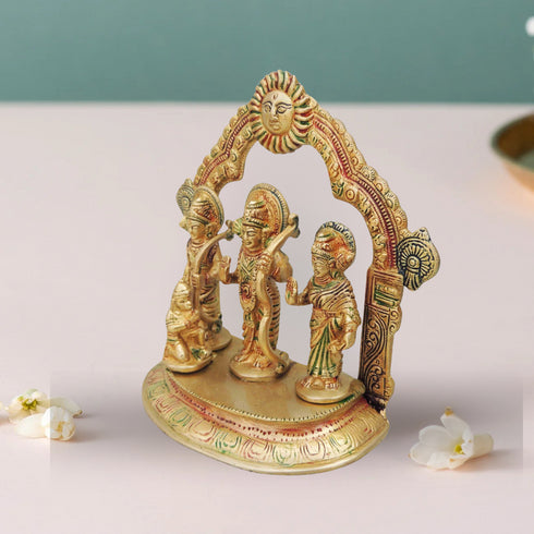 Brass Ram Dharbar Statue 1.645Kg