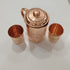 Pure Copper 1 liter Water Jug with 2 Free Copper Glasses