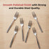 Vinod Moscow Stainless Steel Dinner Fork Set of 12 Piece Heavy Gauge steel Mirror Finish Rust Free Tough Strong and Durable