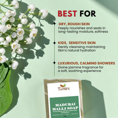 Tvishi Skincare Madurai Malli Soap